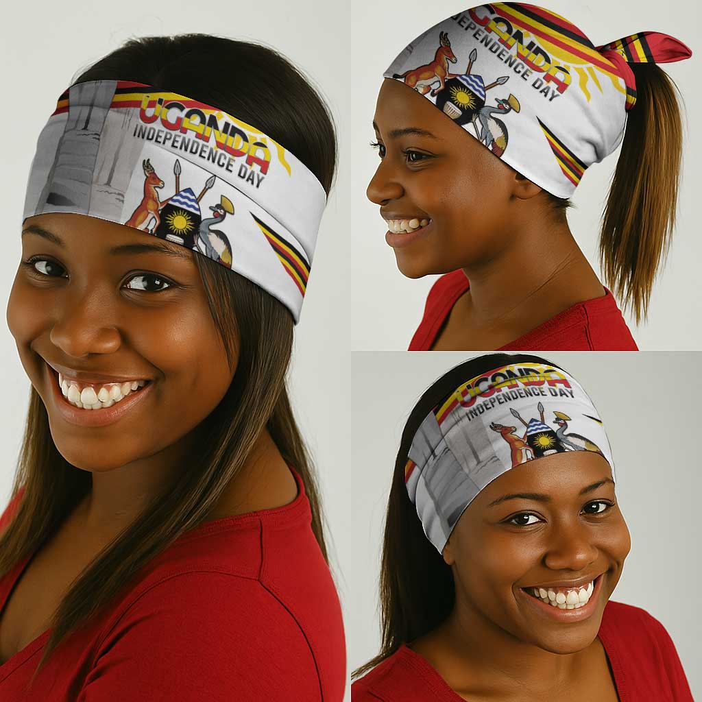 Uganda Independence Day Neck Gaiter Independence Monument - African Pride