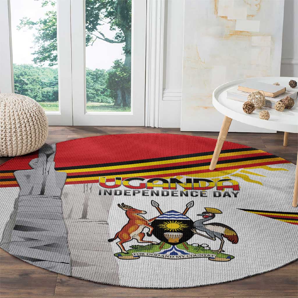 Uganda Independence Day Round Carpet Independence Monument - African Pride