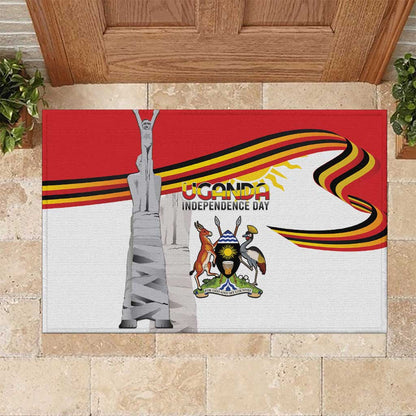 Uganda Independence Day Rubber Doormat Independence Monument - African Pride