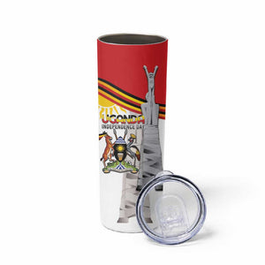 Uganda Independence Day Personalized Skinny Tumbler Independence Monument - African Pride