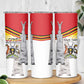 Uganda Independence Day Personalized Skinny Tumbler Independence Monument - African Pride