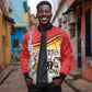 Uganda Independence Day Personalized Sleeve Zip Bomber Jacket Independence Monument - African Pride