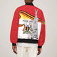 Uganda Independence Day Personalized Sleeve Zip Bomber Jacket Independence Monument - African Pride