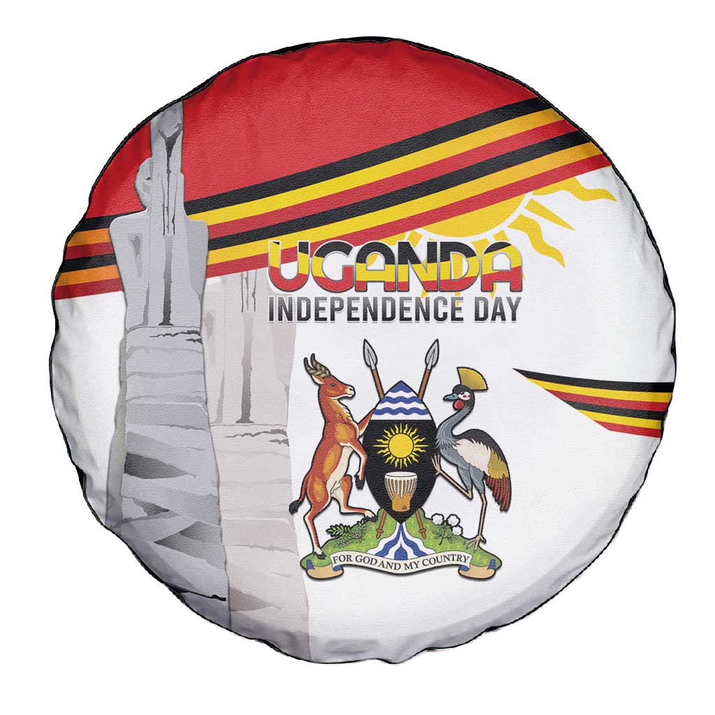 Uganda Independence Day Spare Tire Cover Independence Monument - African Pride