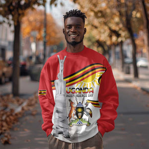 Uganda Independence Day Personalized Sweatshirt Independence Monument - African Pride