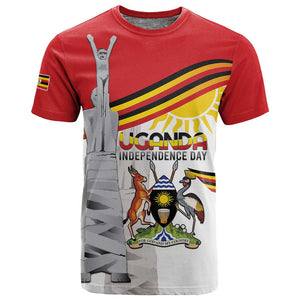Uganda Independence Day Personalized T shirt Independence Monument - African Pride