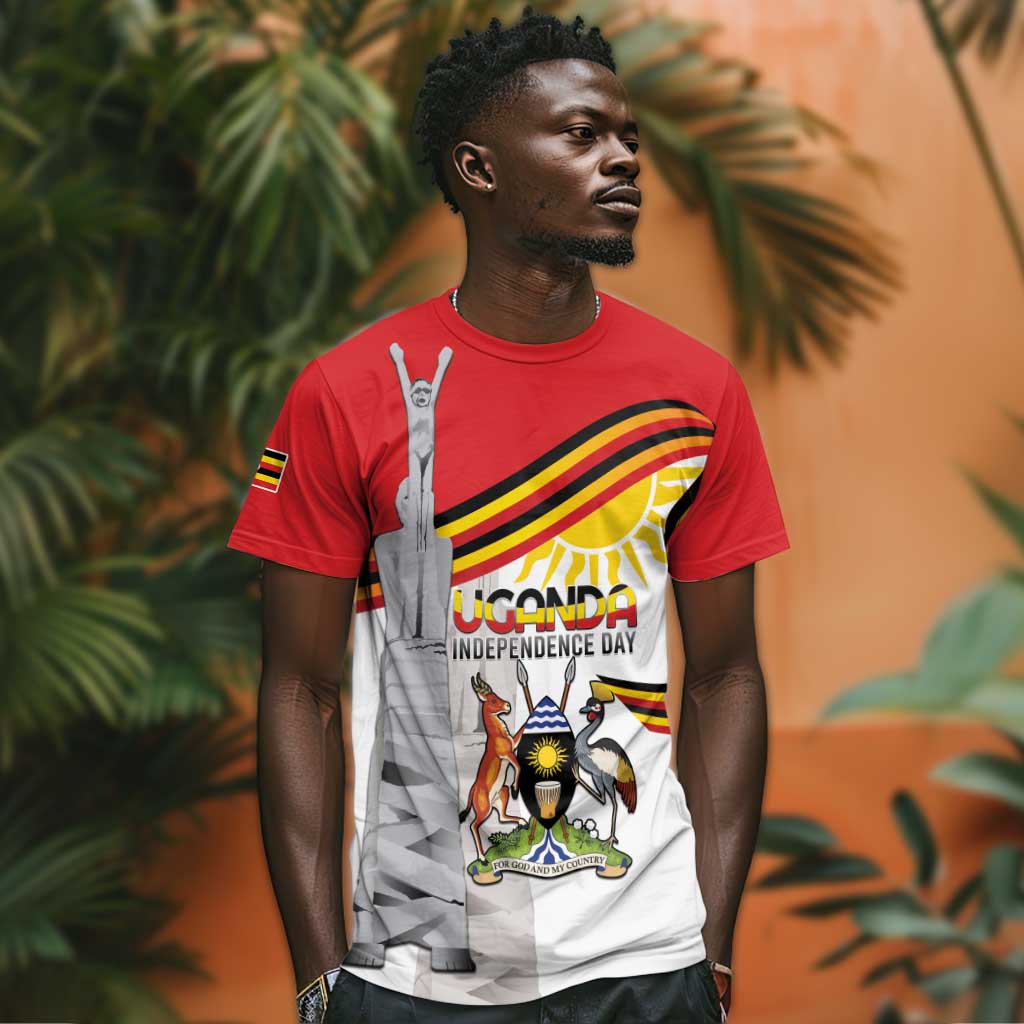 Uganda Independence Day Personalized T shirt Independence Monument - African Pride