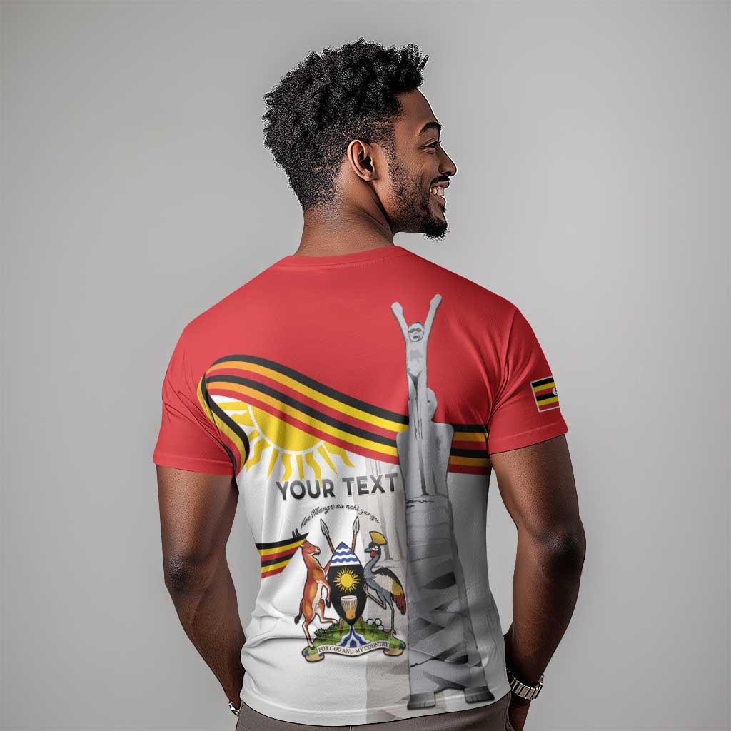 Uganda Independence Day Personalized T shirt Independence Monument - African Pride