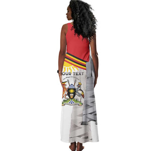 Uganda Independence Day Personalized Tank Maxi Dress Independence Monument - African Pride