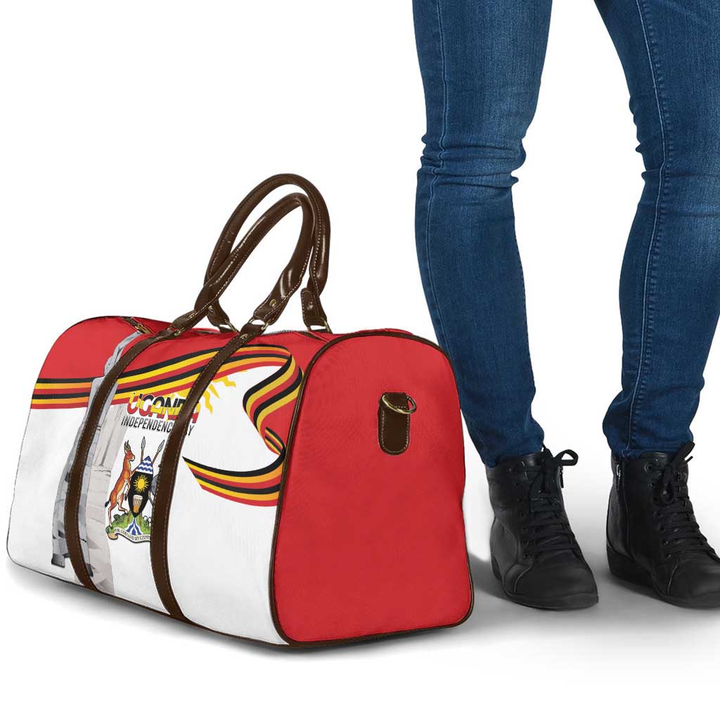 Uganda Independence Day Travel Bag Independence Monument - Coat Of Arms