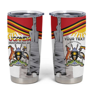 Uganda Independence Day Personalized Tumbler Cup Independence Monument - African Pride