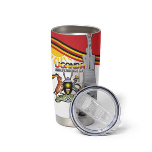 Uganda Independence Day Personalized Tumbler Cup Independence Monument - African Pride