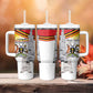 Uganda Independence Day Personalized Tumbler With Handle Independence Monument - African Pride