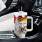 Uganda Independence Day Personalized Tumbler With Handle Independence Monument - African Pride