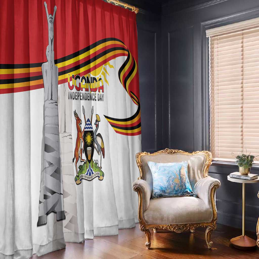 Uganda Independence Day Window Curtain Independence Monument - African Pride