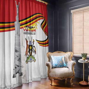 Uganda Independence Day Window Curtain Independence Monument - African Pride