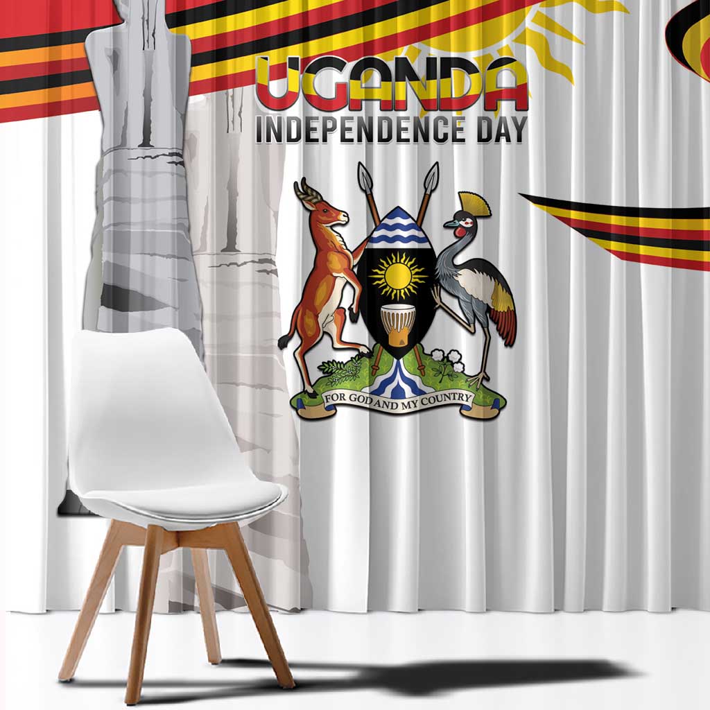 Uganda Independence Day Window Curtain Independence Monument - African Pride