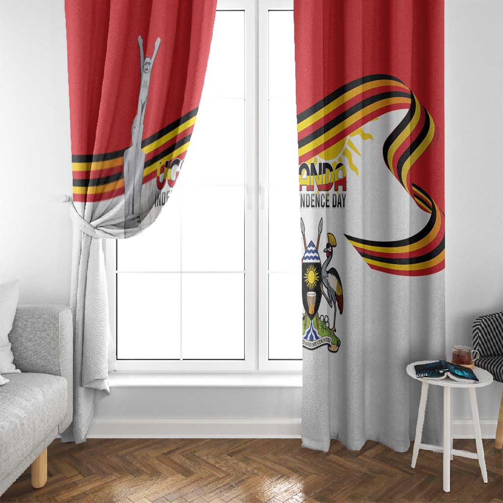 Uganda Independence Day Window Curtain Independence Monument - African Pride