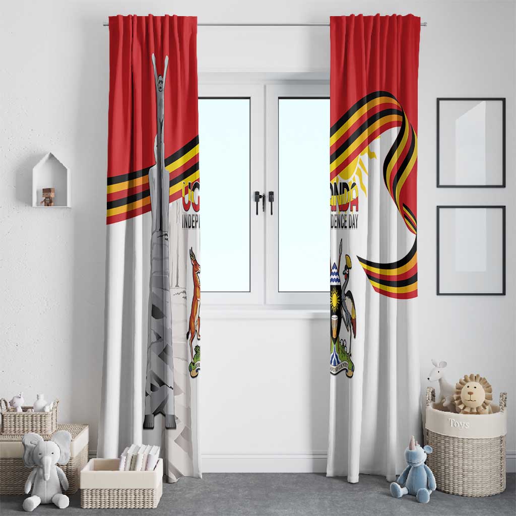 Uganda Independence Day Window Curtain Independence Monument - African Pride