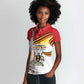 Uganda Independence Day Personalized Women Polo Shirt Independence Monument - African Pride