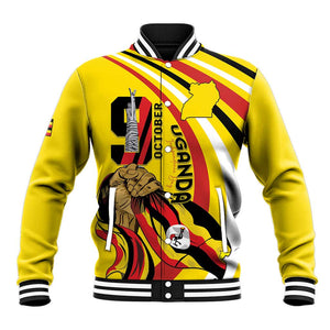 Jamhuri ya Uganda Baseball Jacket Happy Independence Day - African Pride