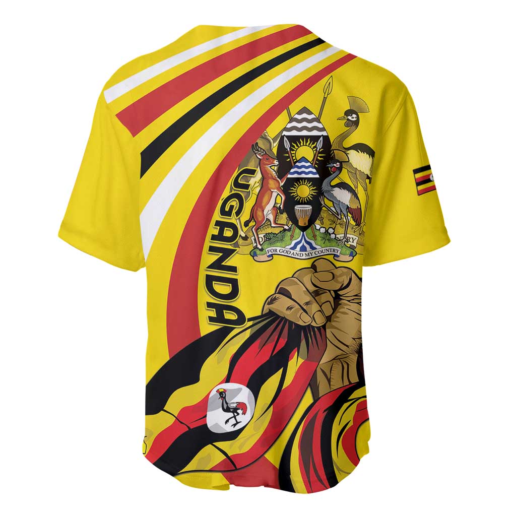 Jamhuri ya Uganda Baseball Jersey Happy Independence Day - African Pride