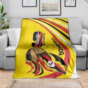 Jamhuri ya Uganda Blanket Happy Independence Day - African Pride