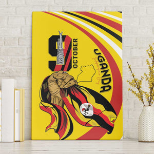 Jamhuri ya Uganda Canvas Wall Art Happy Independence Day - African Pride