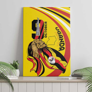 Jamhuri ya Uganda Canvas Wall Art Happy Independence Day - African Pride