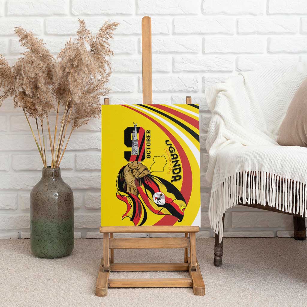 Jamhuri ya Uganda Canvas Wall Art Happy Independence Day - African Pride