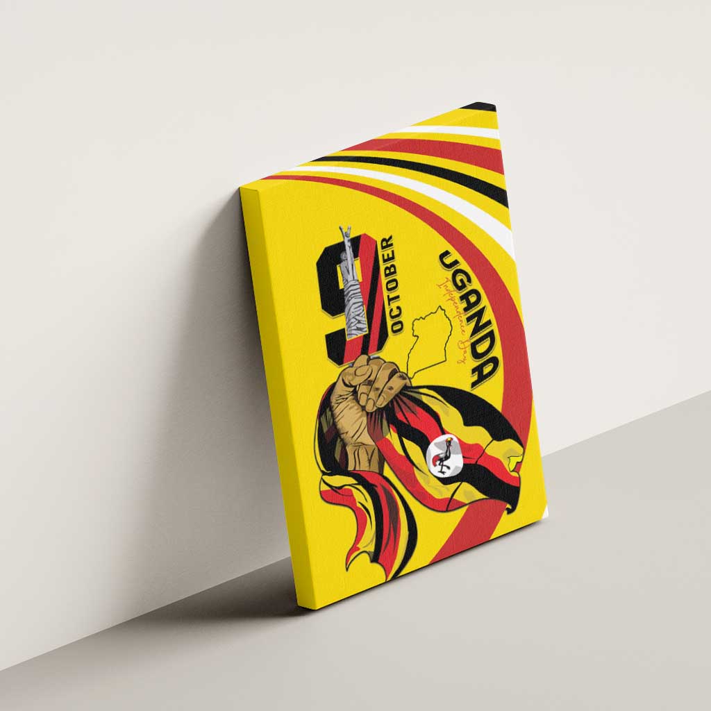 Jamhuri ya Uganda Canvas Wall Art Happy Independence Day - African Pride