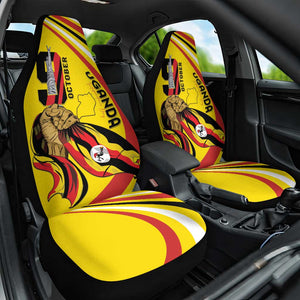Jamhuri ya Uganda Car Seat Cover Happy Independence Day - African Pride