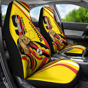 Jamhuri ya Uganda Car Seat Cover Happy Independence Day - African Pride