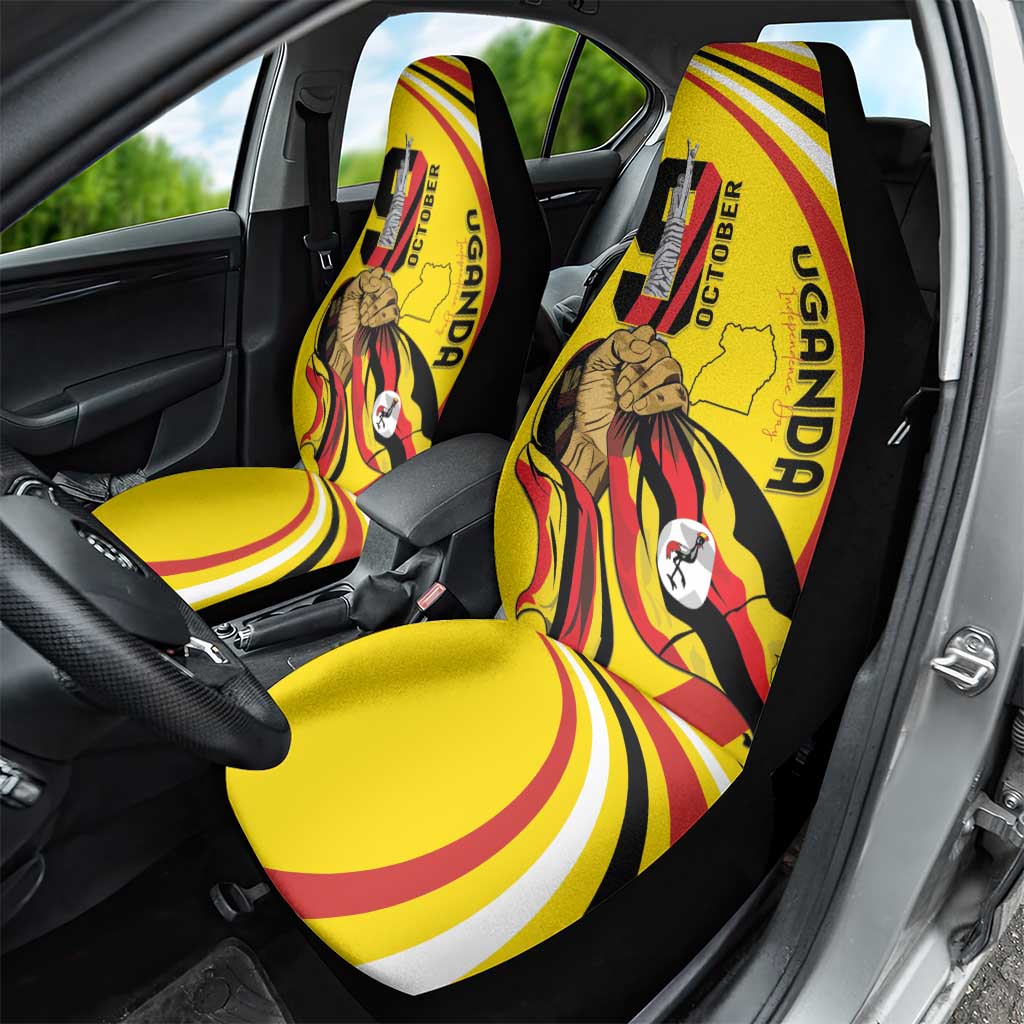 Jamhuri ya Uganda Car Seat Cover Happy Independence Day - African Pride