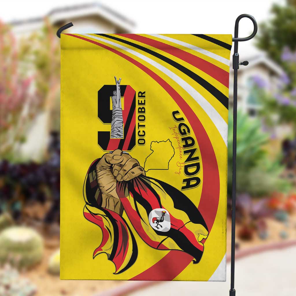 Jamhuri ya Uganda Garden Flag Happy Independence Day - African Pride