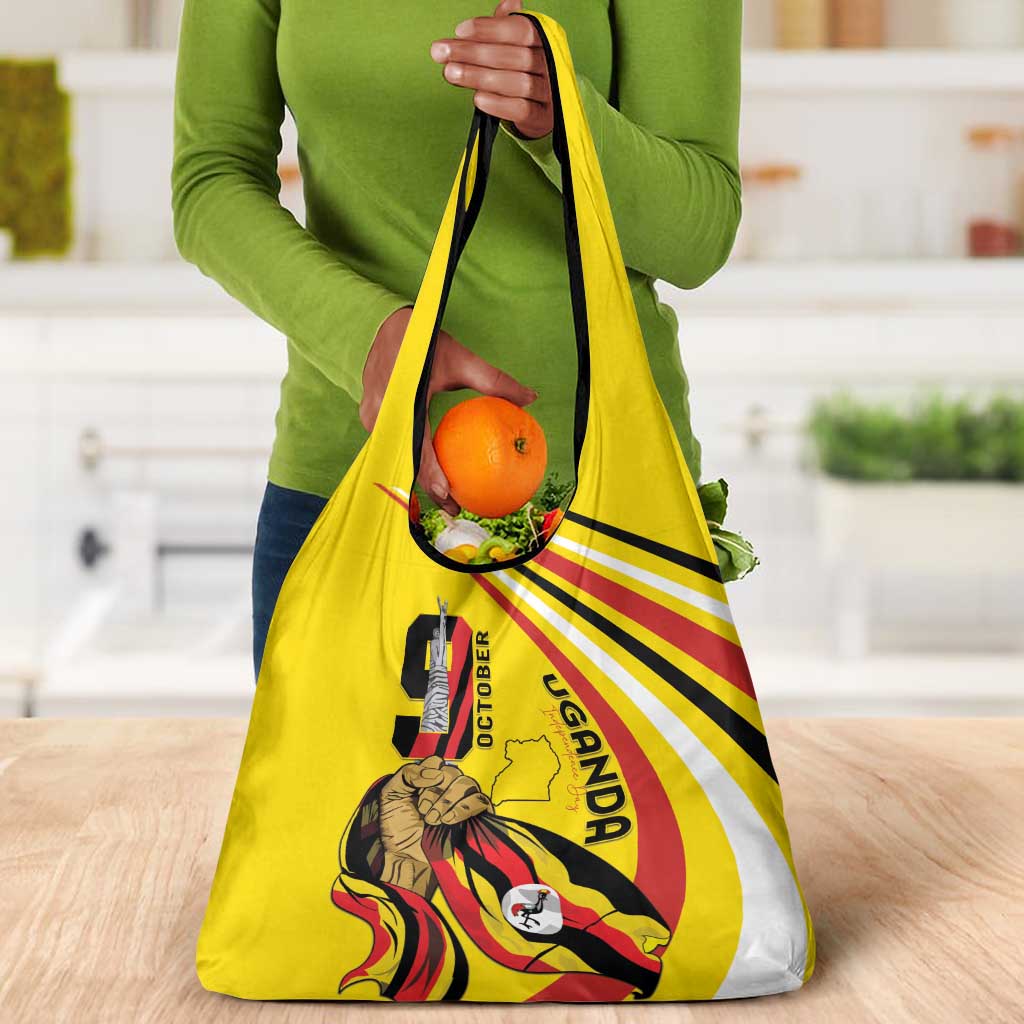 Jamhuri ya Uganda Grocery Bag Happy Independence Day - African Pride