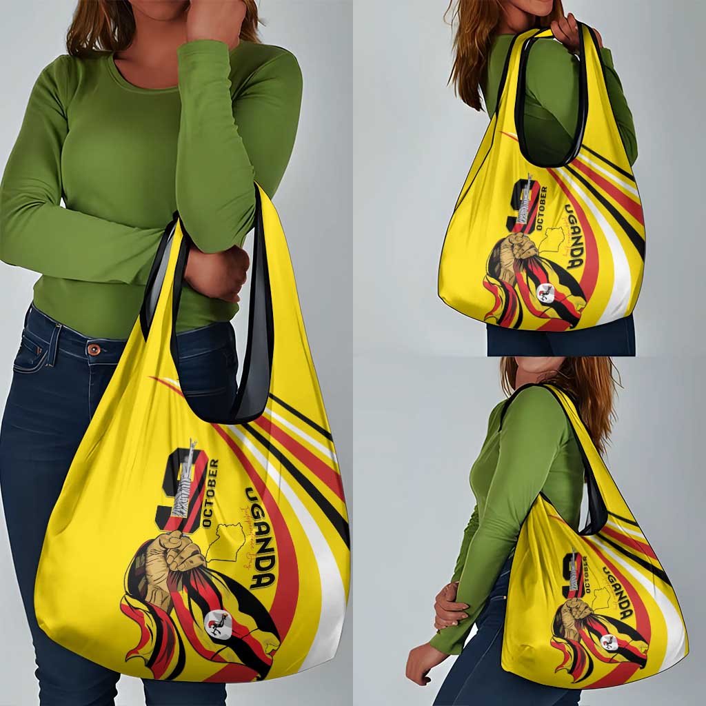 Jamhuri ya Uganda Grocery Bag Happy Independence Day - African Pride