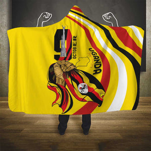 Jamhuri ya Uganda Hooded Blanket Happy Independence Day - African Pride