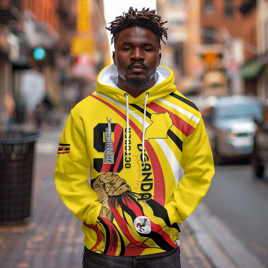 Jamhuri ya Uganda Hoodie Happy Independence Day - African Pride