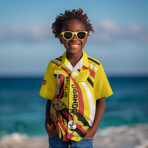 Jamhuri ya Uganda Kid Hawaiian Shirt Happy Independence Day - African Pride