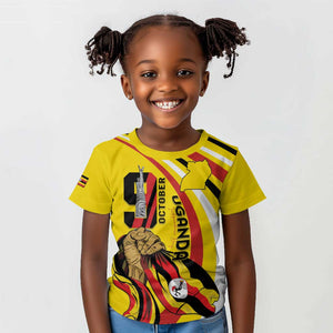 Jamhuri ya Uganda Kid T shirt Happy Independence Day - African Pride