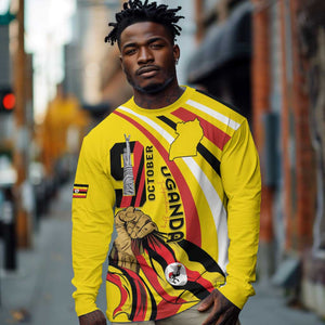 Jamhuri ya Uganda Long Sleeve Shirt Happy Independence Day - African Pride