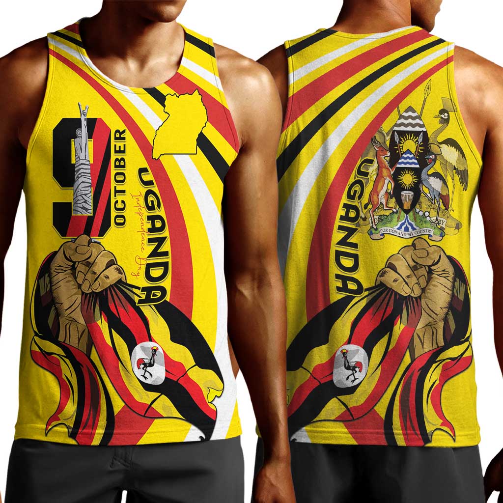 Jamhuri ya Uganda Men Tank Top Happy Independence Day - African Pride