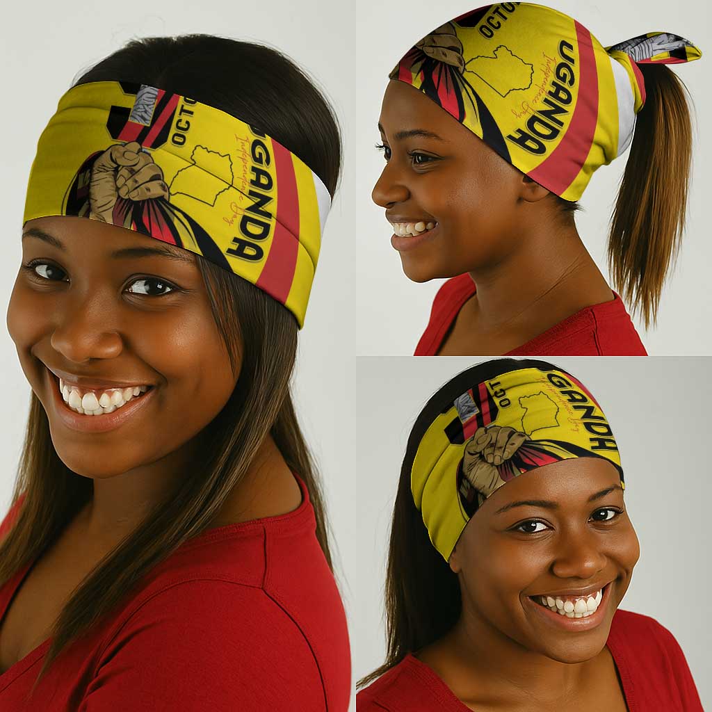 Jamhuri ya Uganda Neck Gaiter Happy Independence Day - African Pride