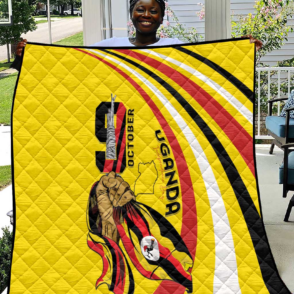 Jamhuri ya Uganda Quilt Happy Independence Day - African Pride