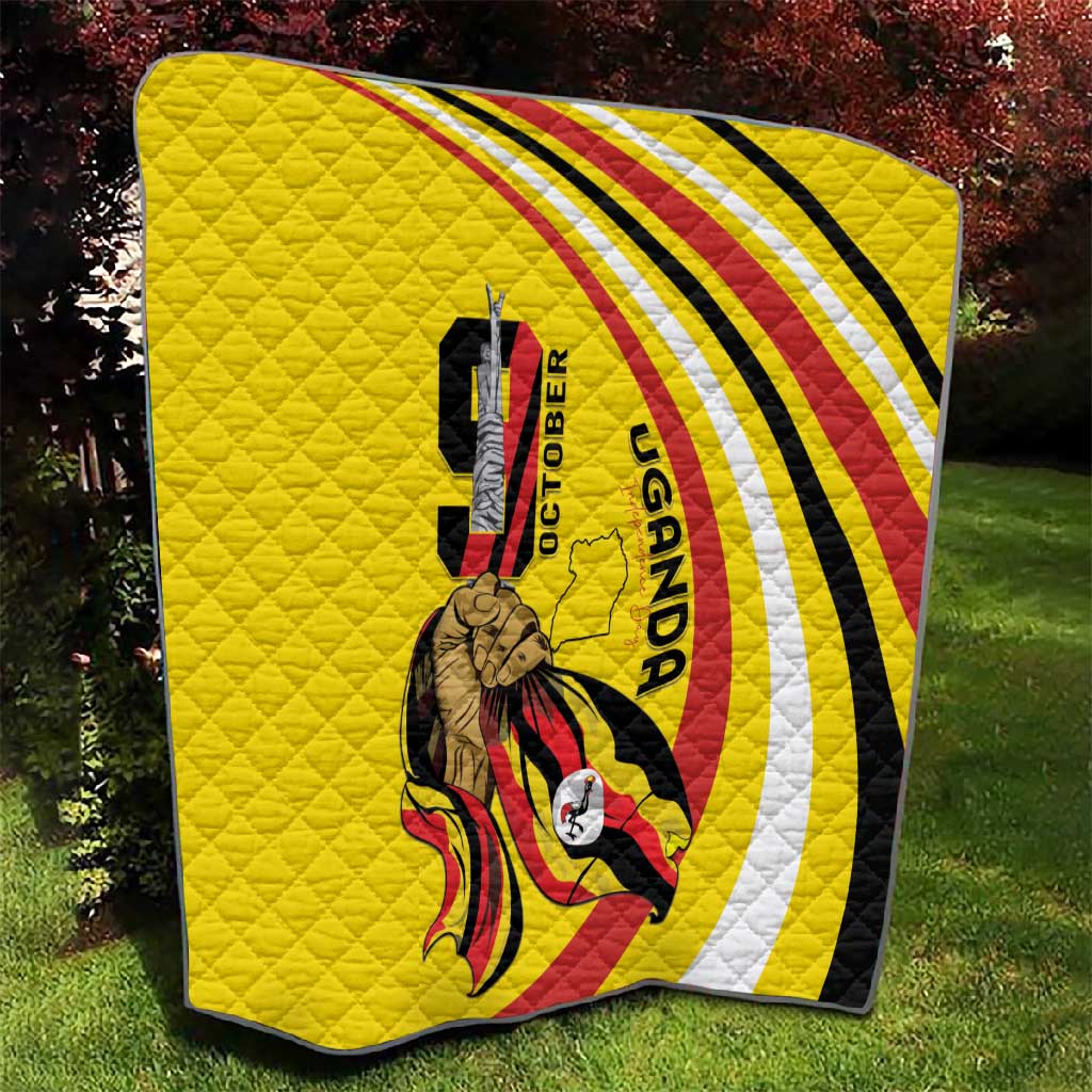 Jamhuri ya Uganda Quilt Happy Independence Day - African Pride
