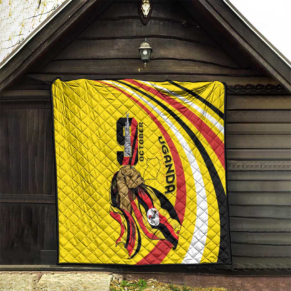 Jamhuri ya Uganda Quilt Happy Independence Day - African Pride