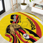 Jamhuri ya Uganda Round Carpet Happy Independence Day - African Pride