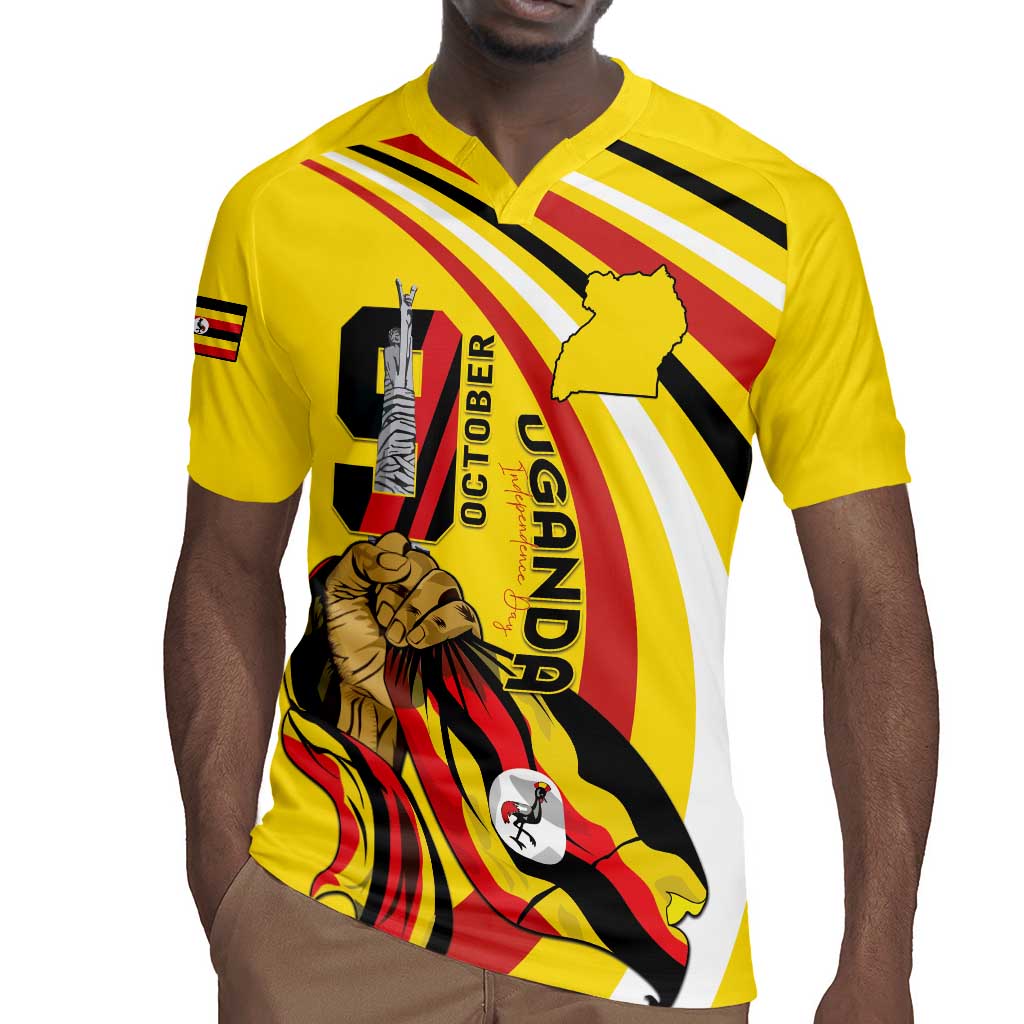 Jamhuri ya Uganda Rugby Jersey Happy Independence Day - African Pride