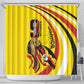 Jamhuri ya Uganda Shower Curtain Happy Independence Day - African Pride